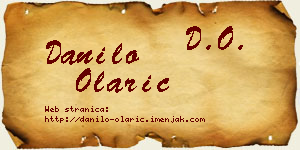 Danilo Olarić vizit kartica
